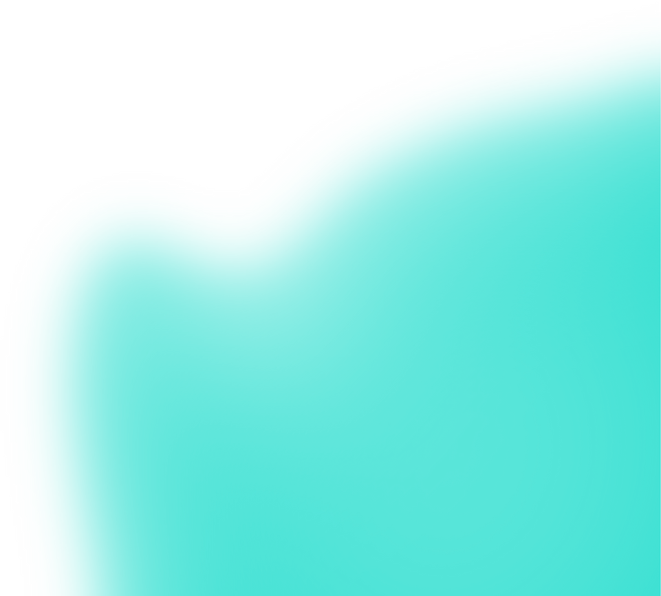 Corner Gradient Turquoise